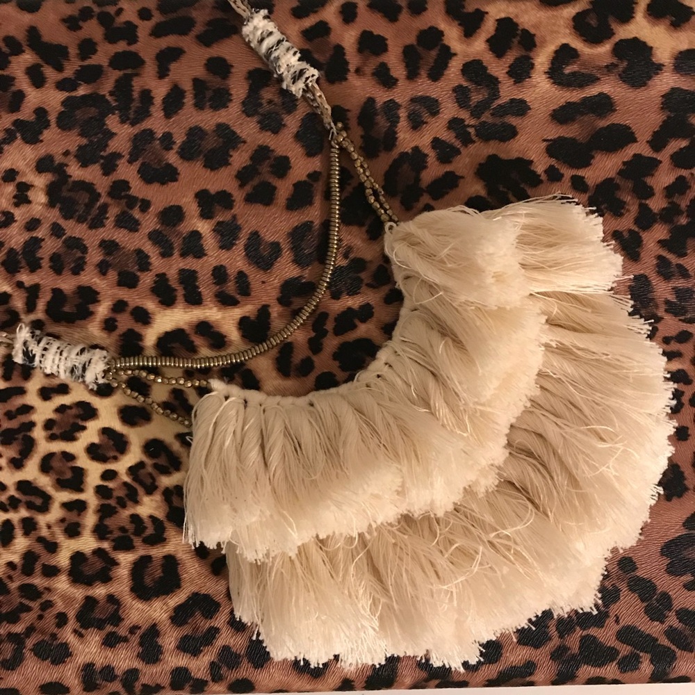 Boho Statement Tassel Necklace - image 5